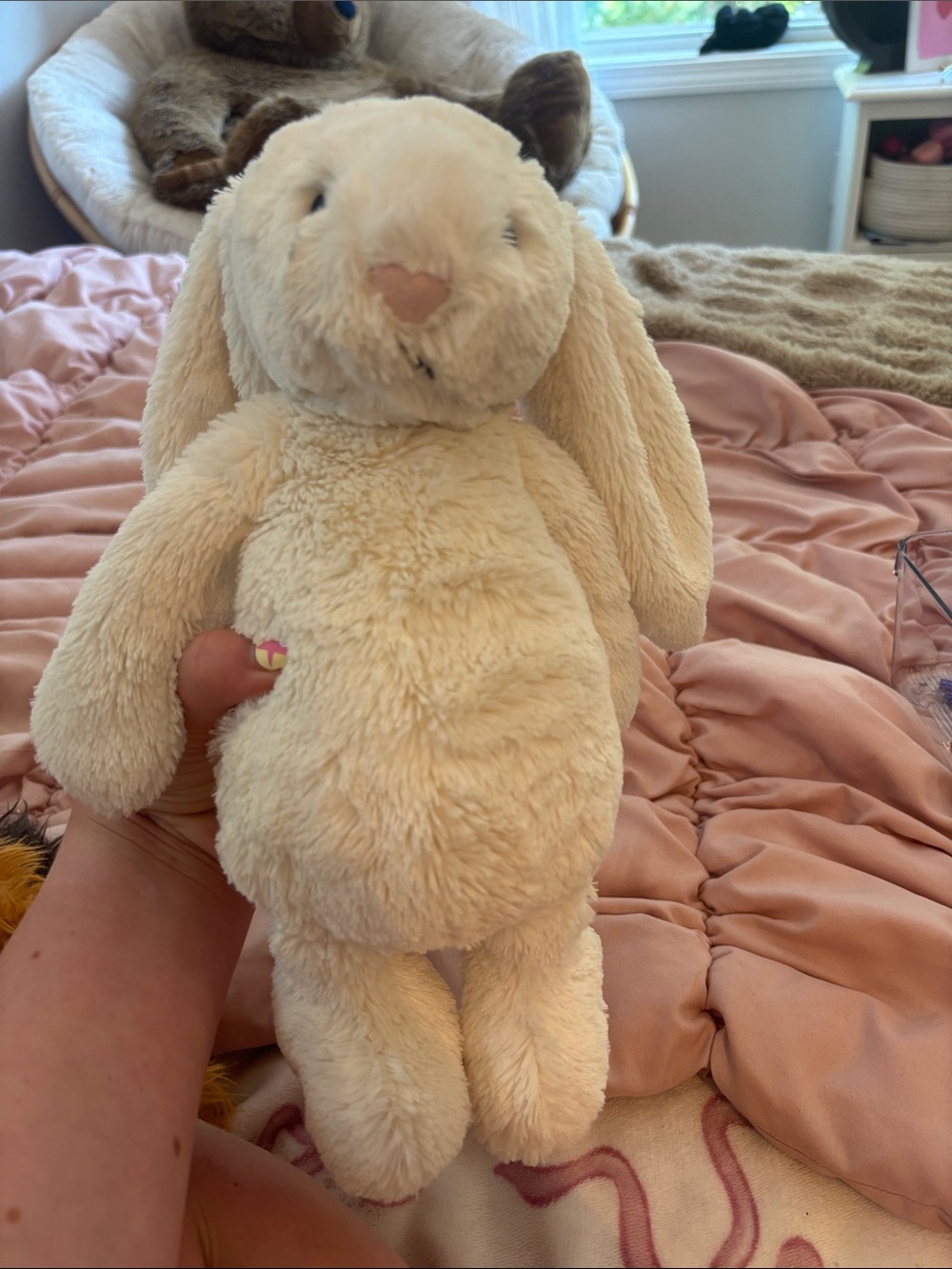 JELLYCAT Soft, Cute, White Bunny